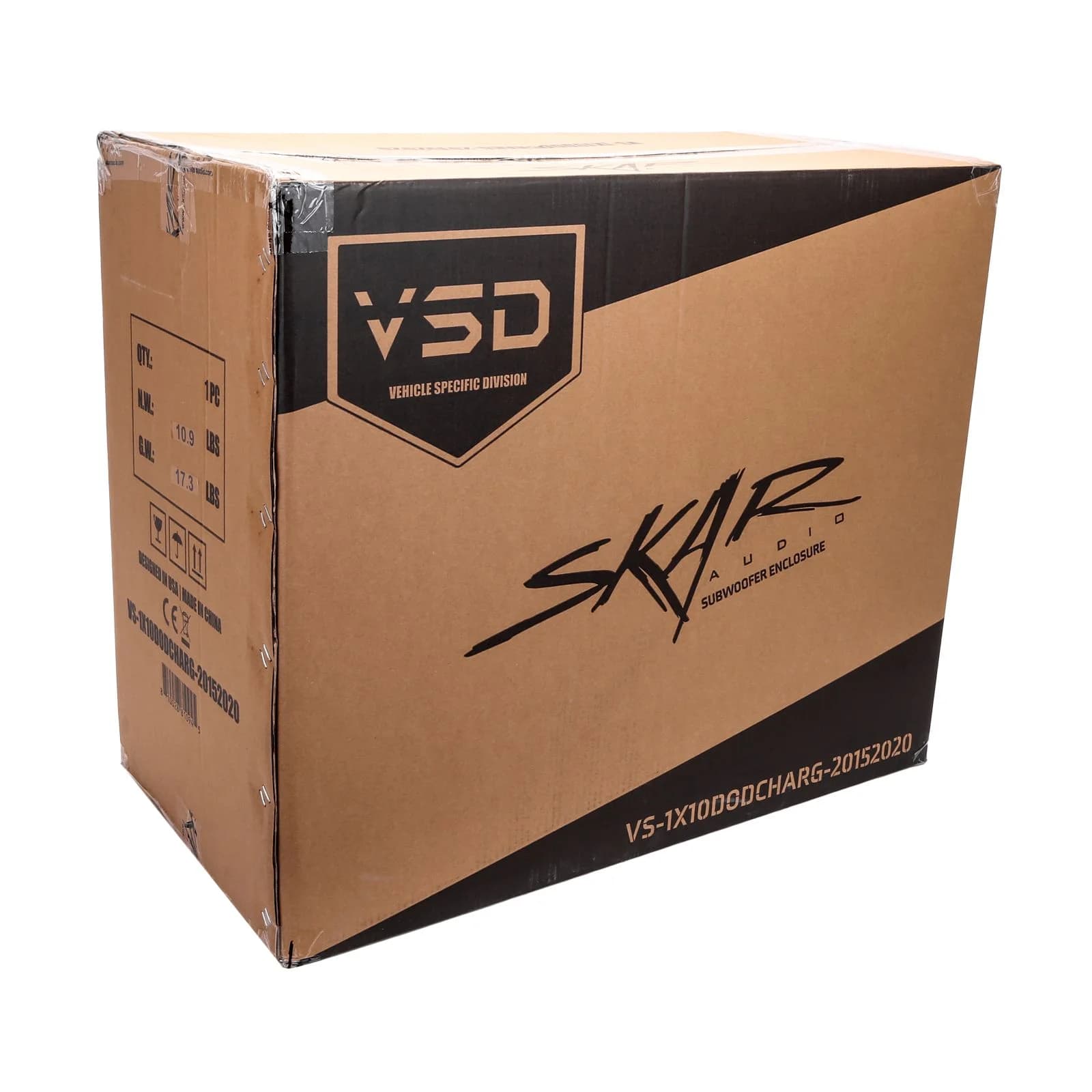2015-2020 Dodge Charger Compatible Single 10" Subwoofer Enclosure - Image 7