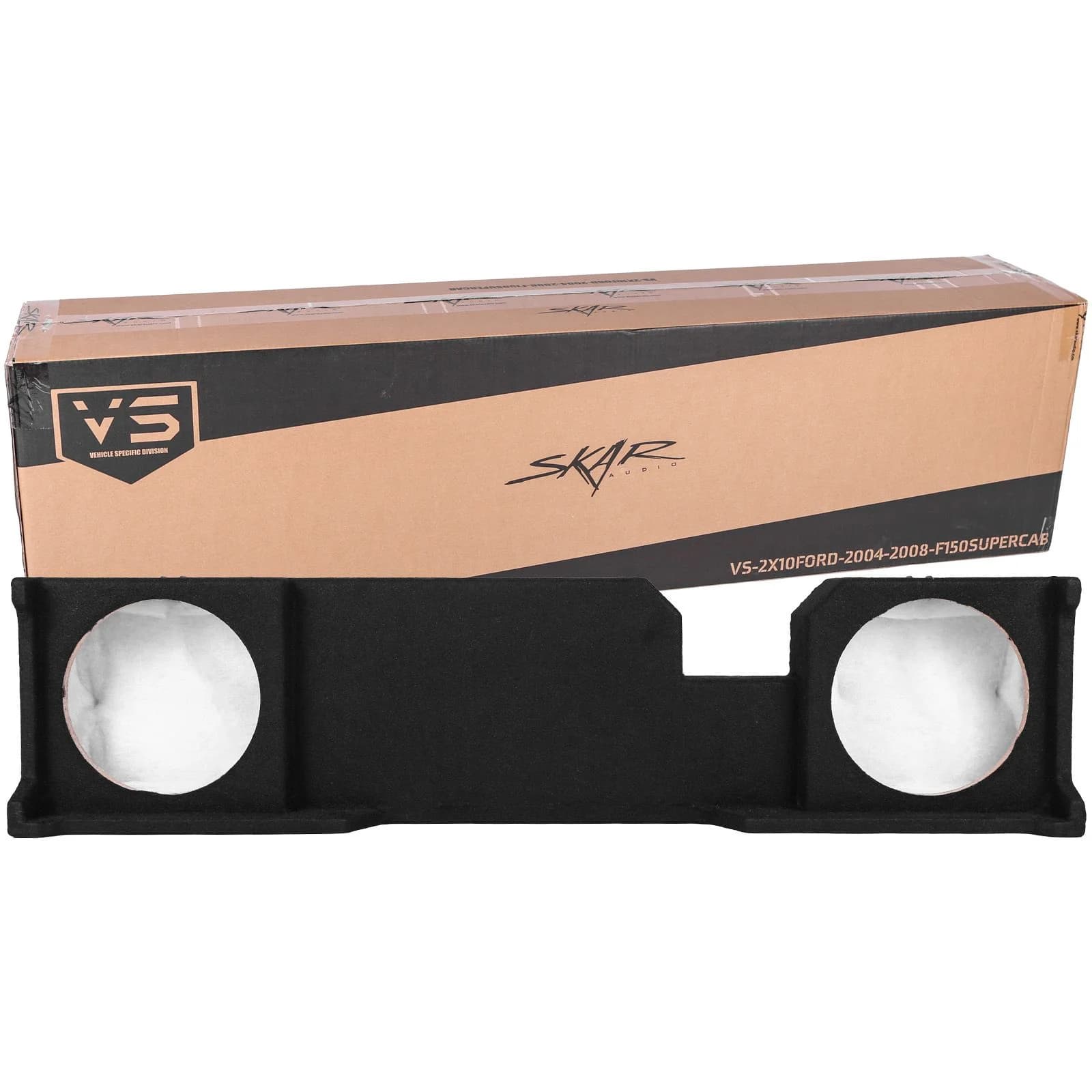2004-2008 Ford F-150 Super (Extended) Cab Compatible Dual 10" Sealed Subwoofer Enclosure - Image 6