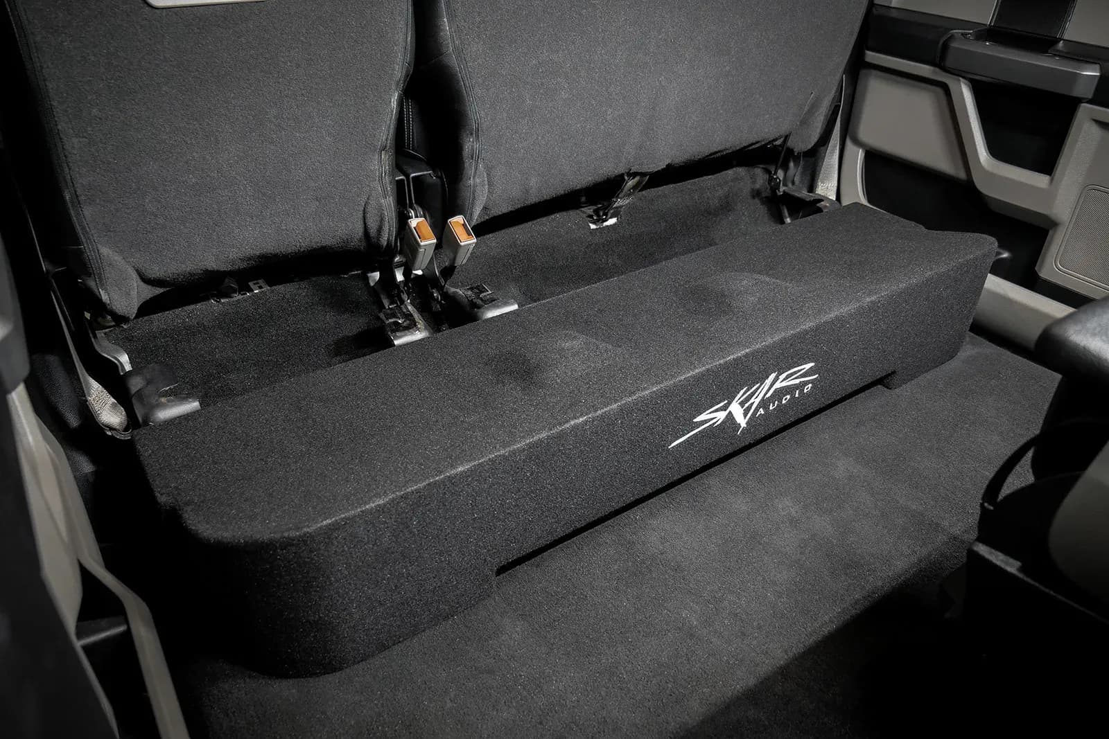 2017-2025 Ford Super Duty (F-250/350/450) SuperCrew Cab Compatible Dual 10" Ported Subwoofer Enclosure - Image 10