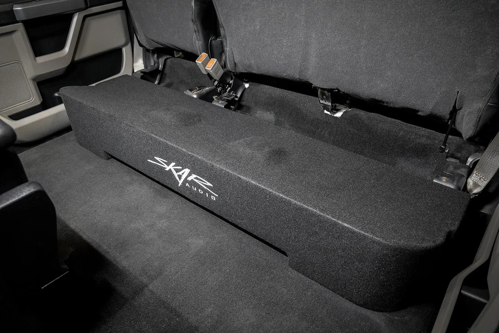 2017-2025 Ford Super Duty (F-250/350/450) SuperCrew Cab Compatible Dual 10" Ported Subwoofer Enclosure - Image 11