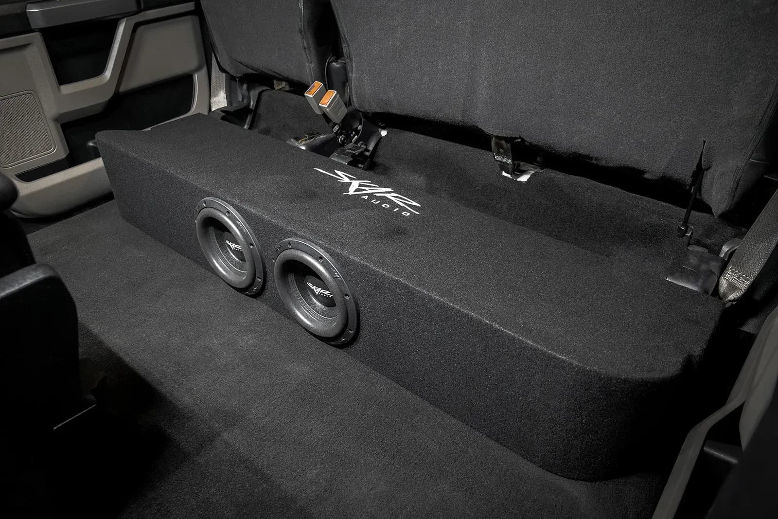 2017-2025 Ford Super Duty (F-250/350/450) SuperCrew Cab Compatible Dual 8" Ported Subwoofer Enclosure - Image 10