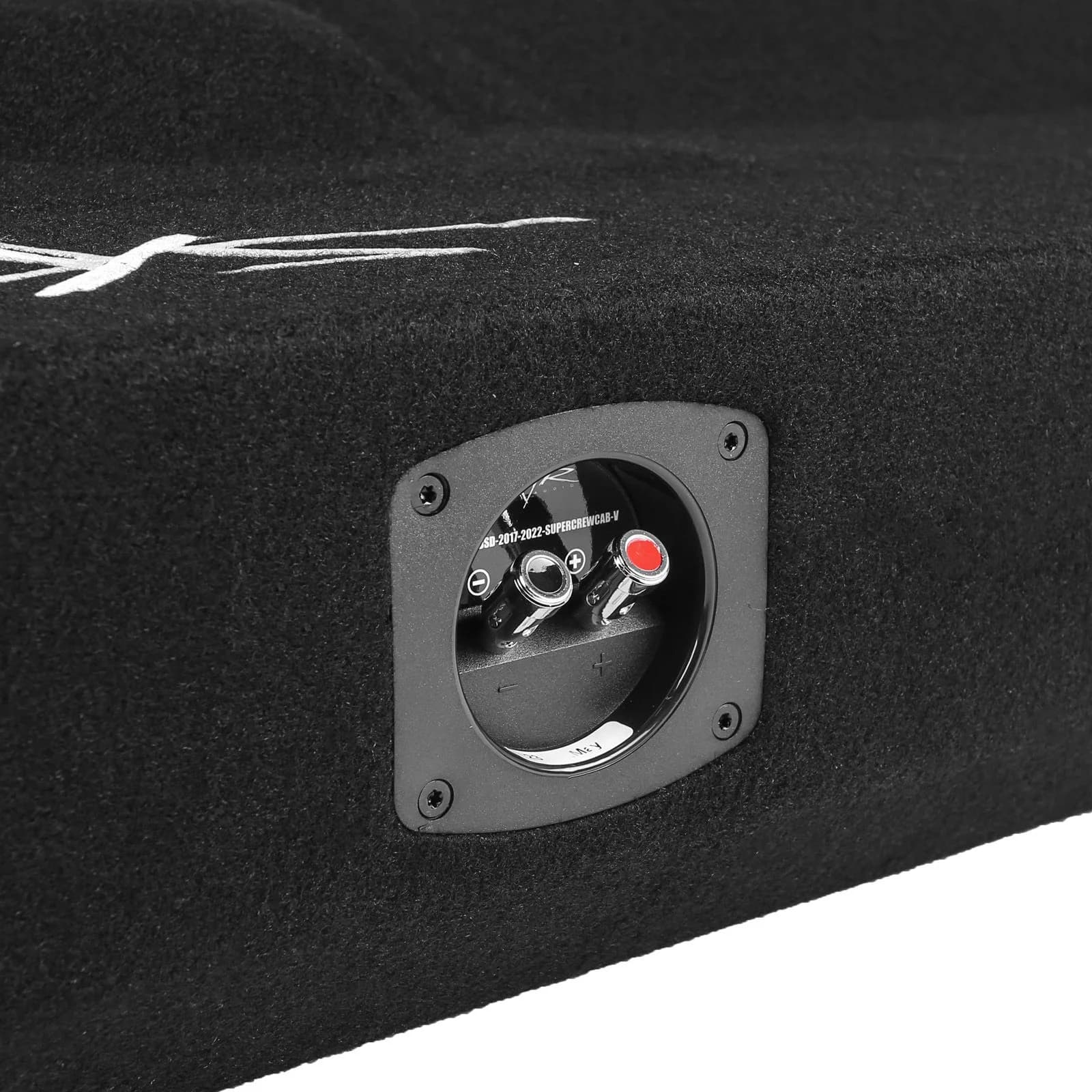 2017-2025 Ford Super Duty (F-250/350/450) SuperCrew Cab Compatible Dual 8" Ported Subwoofer Enclosure - Image 6