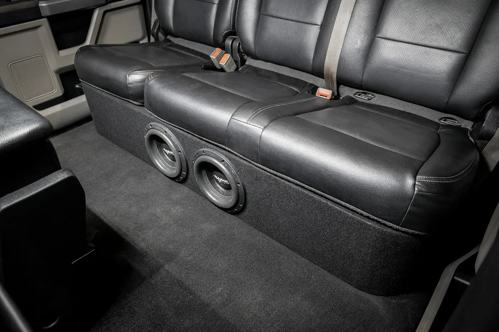 2017-2025 Ford Super Duty (F-250/350/450) SuperCrew Cab Compatible Dual 8" Ported Subwoofer Enclosure - Image 8