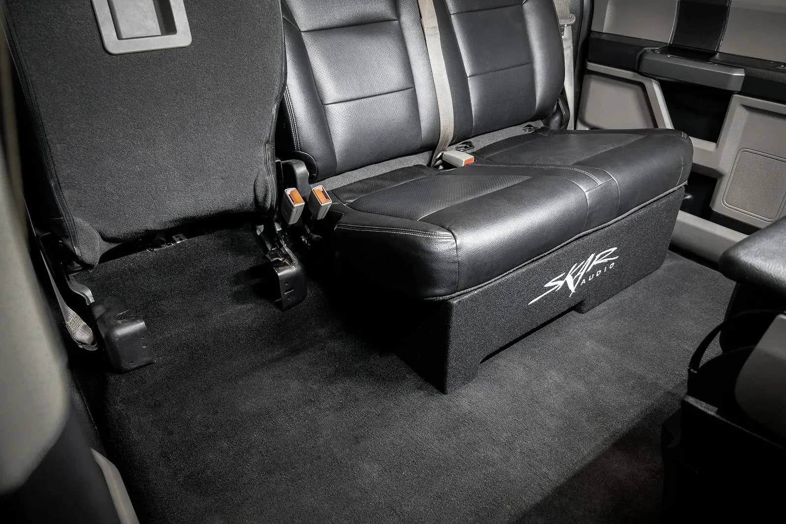 2017-2025 Ford Super Duty (F-250/350/450) SuperCrew Cab Compatible Single 12" Ported Subwoofer Enclosure - Image 10