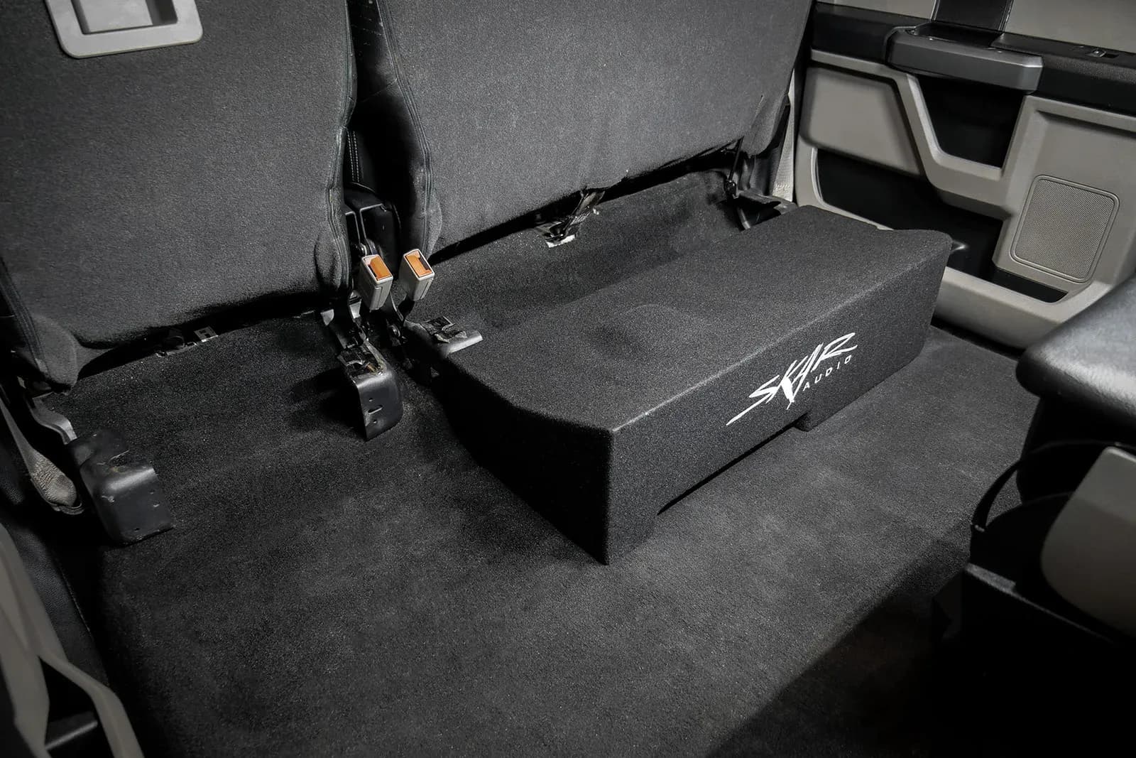 2017-2025 Ford Super Duty (F-250/350/450) SuperCrew Cab Compatible Single 12" Ported Subwoofer Enclosure - Image 11