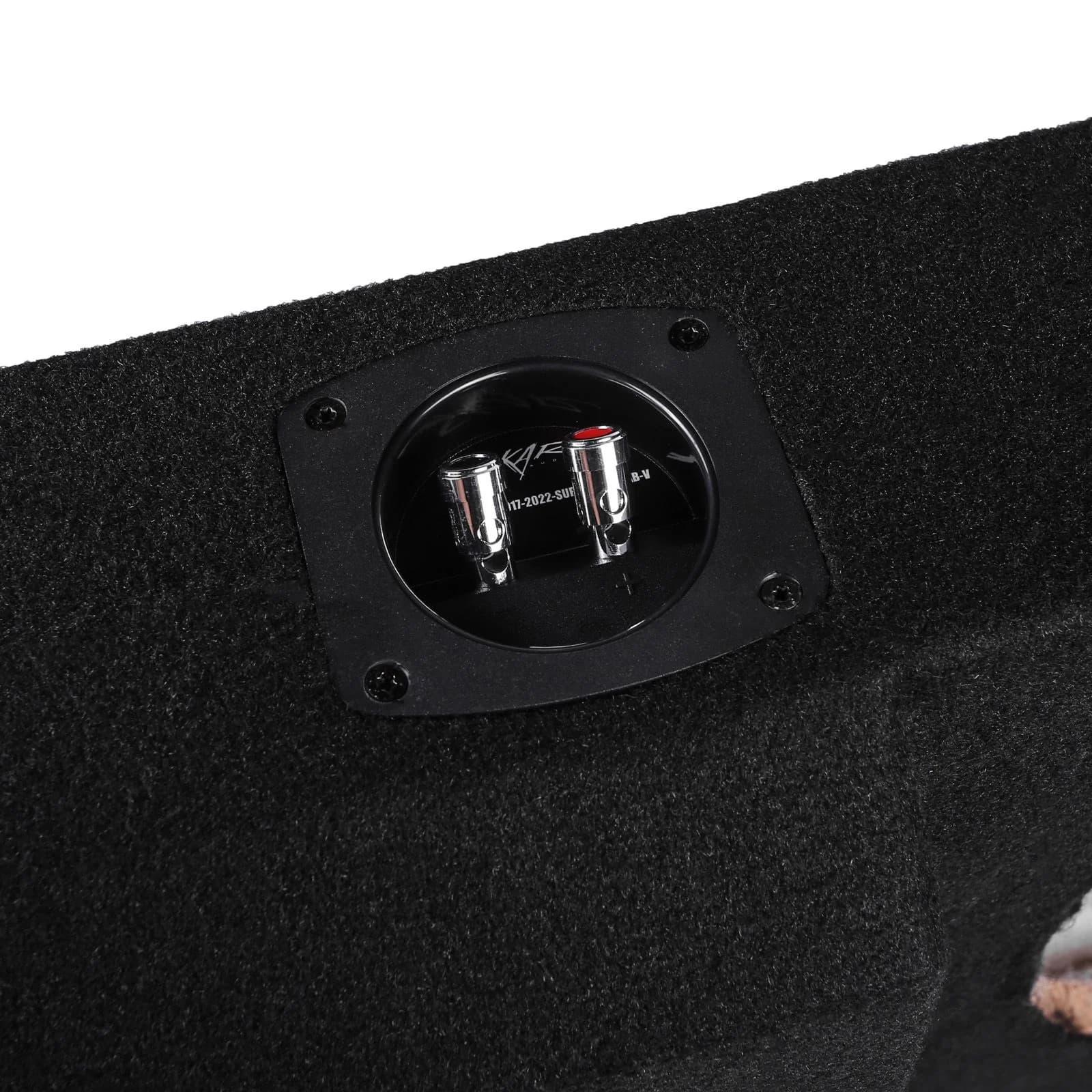 2017-2025 Ford Super Duty (F-250/350/450) SuperCrew Cab Compatible Single 12" Ported Subwoofer Enclosure - Image 5
