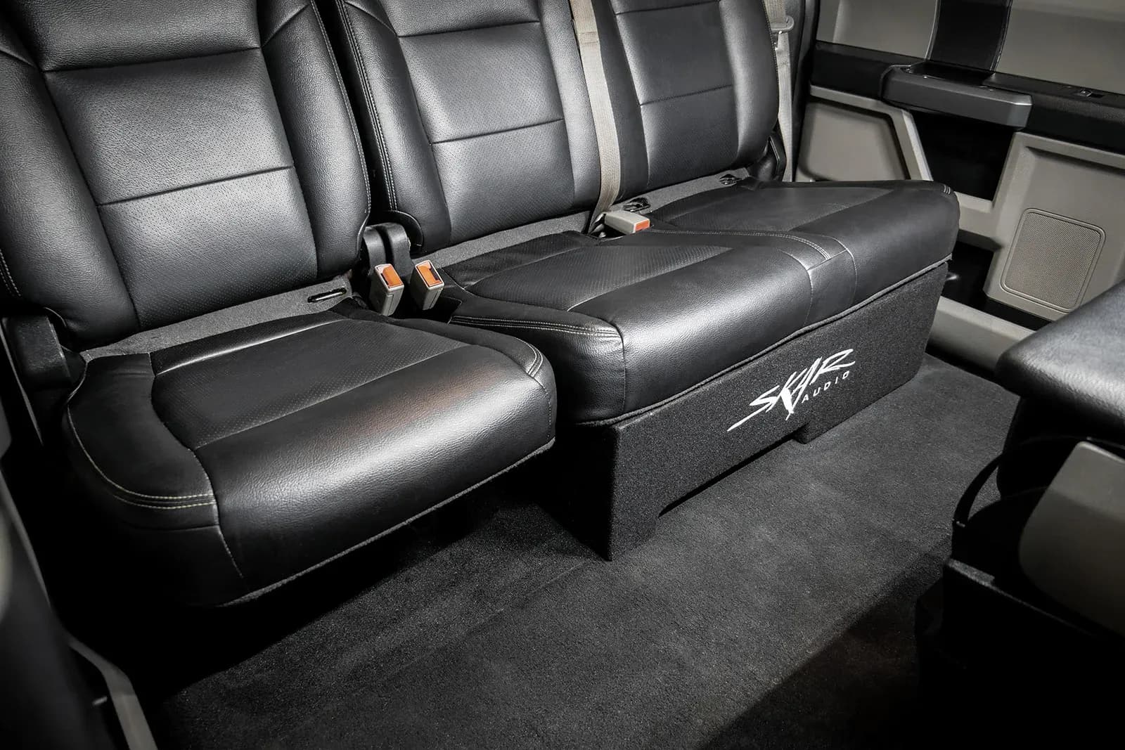 2017-2025 Ford Super Duty (F-250/350/450) SuperCrew Cab Compatible Single 12" Ported Subwoofer Enclosure - Image 9