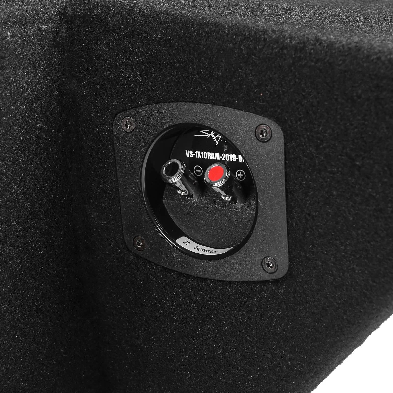 2019-2025 Ram 1500 (5th Gen) Crew Cab Compatible Single 10" Ported Subwoofer Enclosure - Image 6