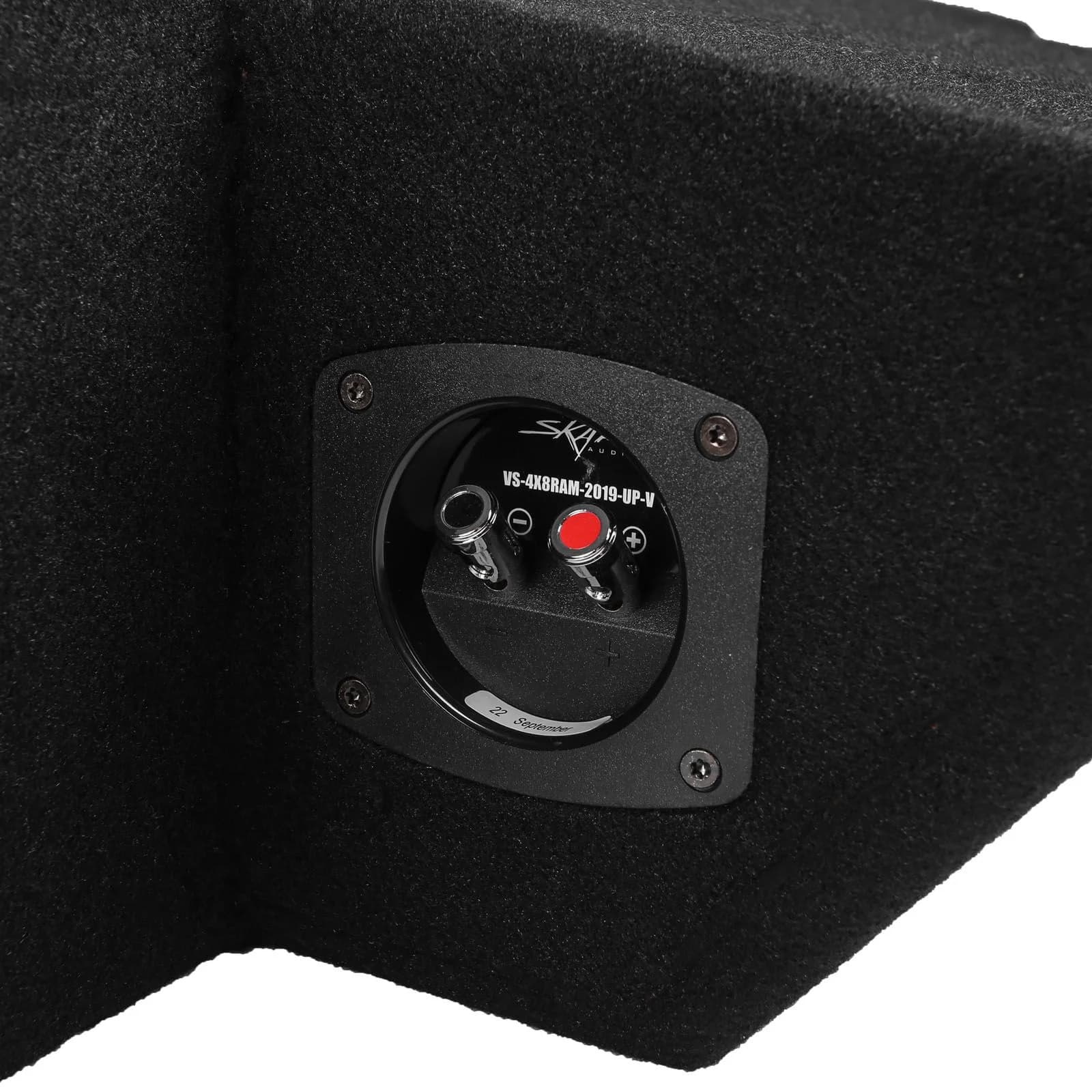 2019-2025 Ram 1500 (5th Gen) Crew Cab Compatible Quad 8" Ported Subwoofer Enclosure - Image 6