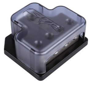 SK-DIST-BLK2 | Single 0/4 Gauge to Quad 4/8 Gauge Power Distribution Block