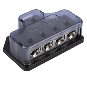 SK-DIST-BLK7 | Single 0/4 Gauge to Quad 0/4 Gauge Power Distribution Block