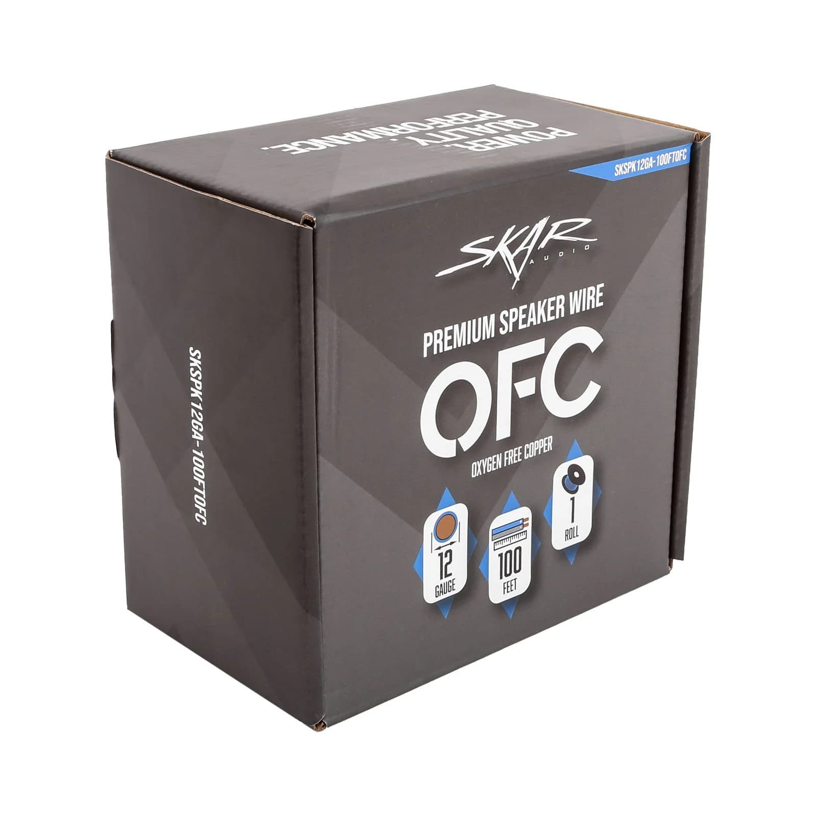 12-Gauge Elite Series Max-Flex (OFC) Speaker Wire - Blue/White - Image 6