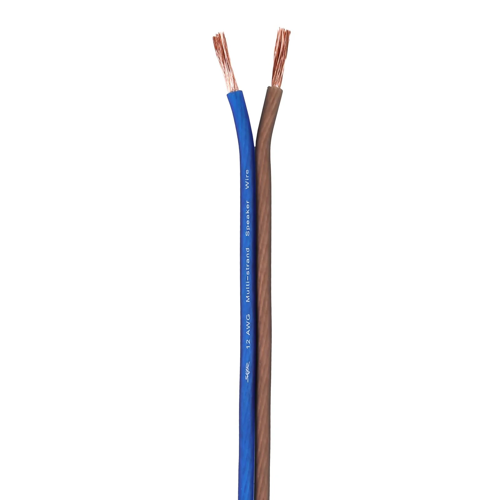 12-Gauge Performance Series (CCA) Speaker Wire - Blue/Brown - Image 4