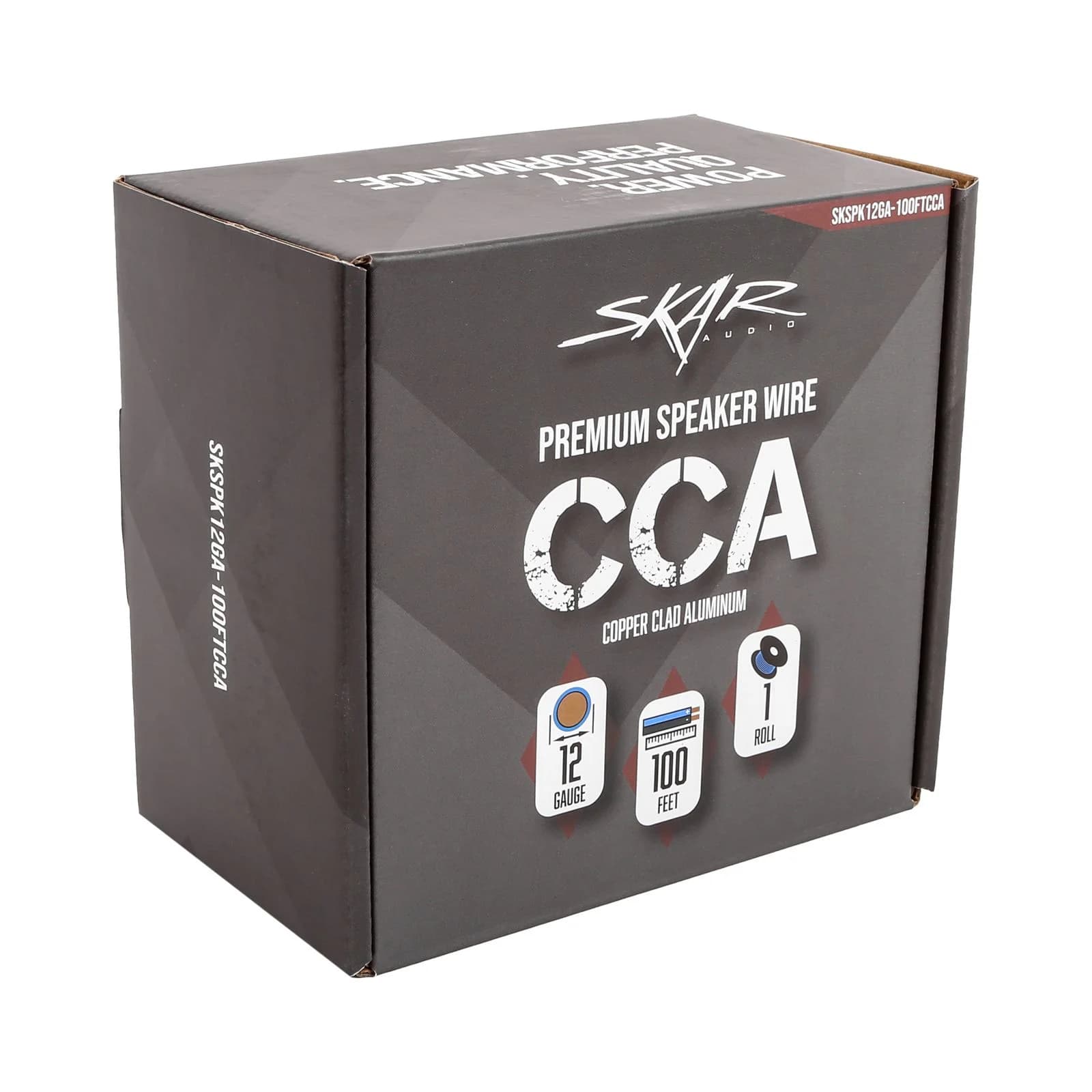 12-Gauge Performance Series (CCA) Speaker Wire - Blue/Brown - Image 6