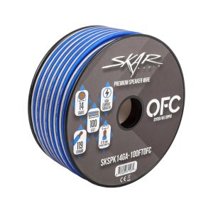 14-Gauge Elite Series Max-Flex (OFC) Speaker Wire - Blue/White