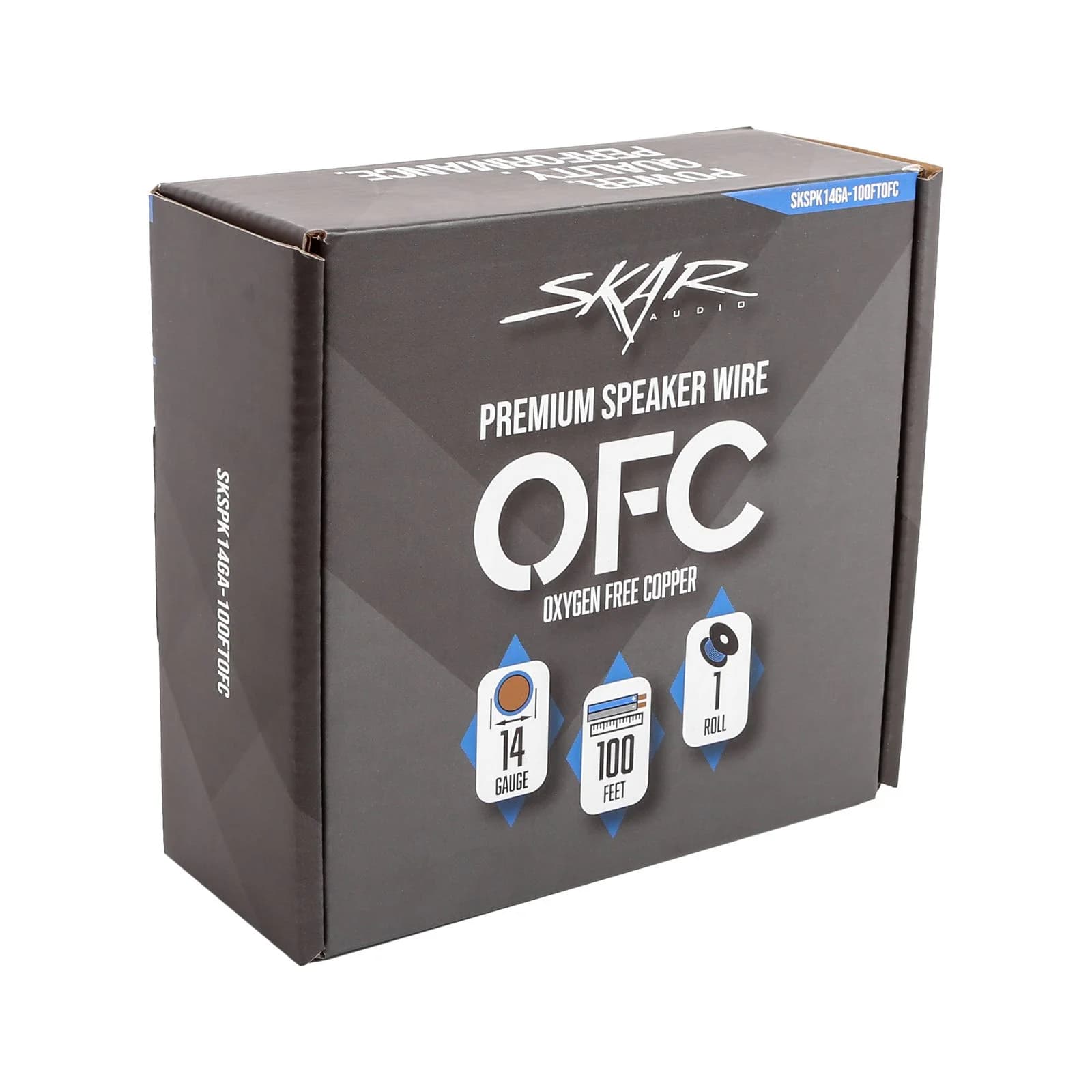 14-Gauge Elite Series Max-Flex (OFC) Speaker Wire - Blue/White - Image 6