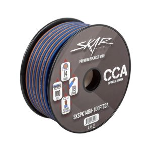 14-Gauge Performance Series (CCA) Speaker Wire - Blue/Brown