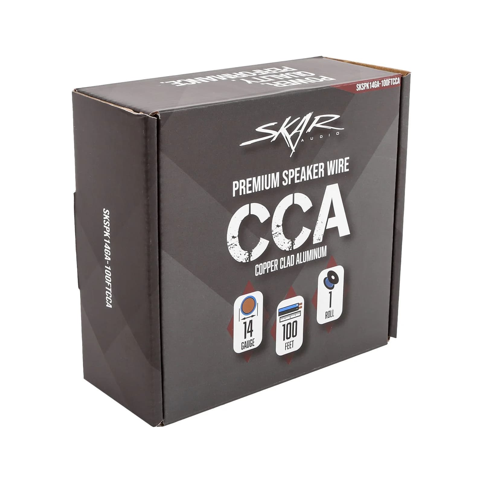 14-Gauge Performance Series (CCA) Speaker Wire - Blue/Brown - Image 6