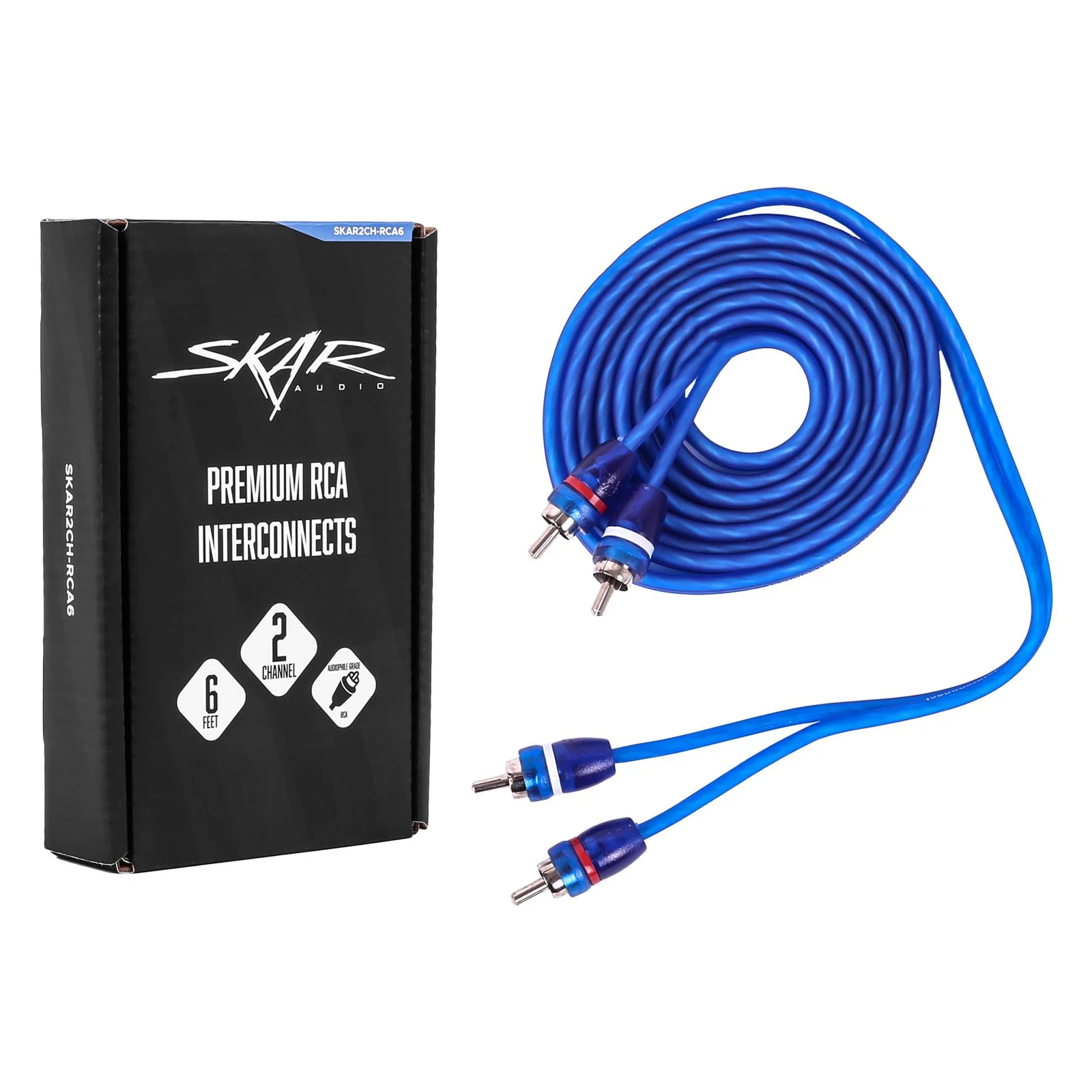 SKAR2CH-RCA6 | 6 Ft 2-Channel Twisted Pair RCA Interconnect Cable