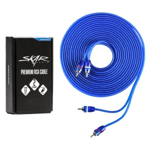 SKAR2CH-RCA17 | 17 Ft 2-Channel Twisted Pair RCA Interconnect Cable