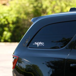 SK-DECAL-SM | 9" x 3" Small Skar Audio Logo Decal